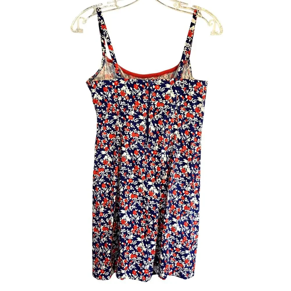 Junior's 9 Blue Sleeveless Floral Maxi BOHO Short Girl's Kid,s Sun Dress Teen